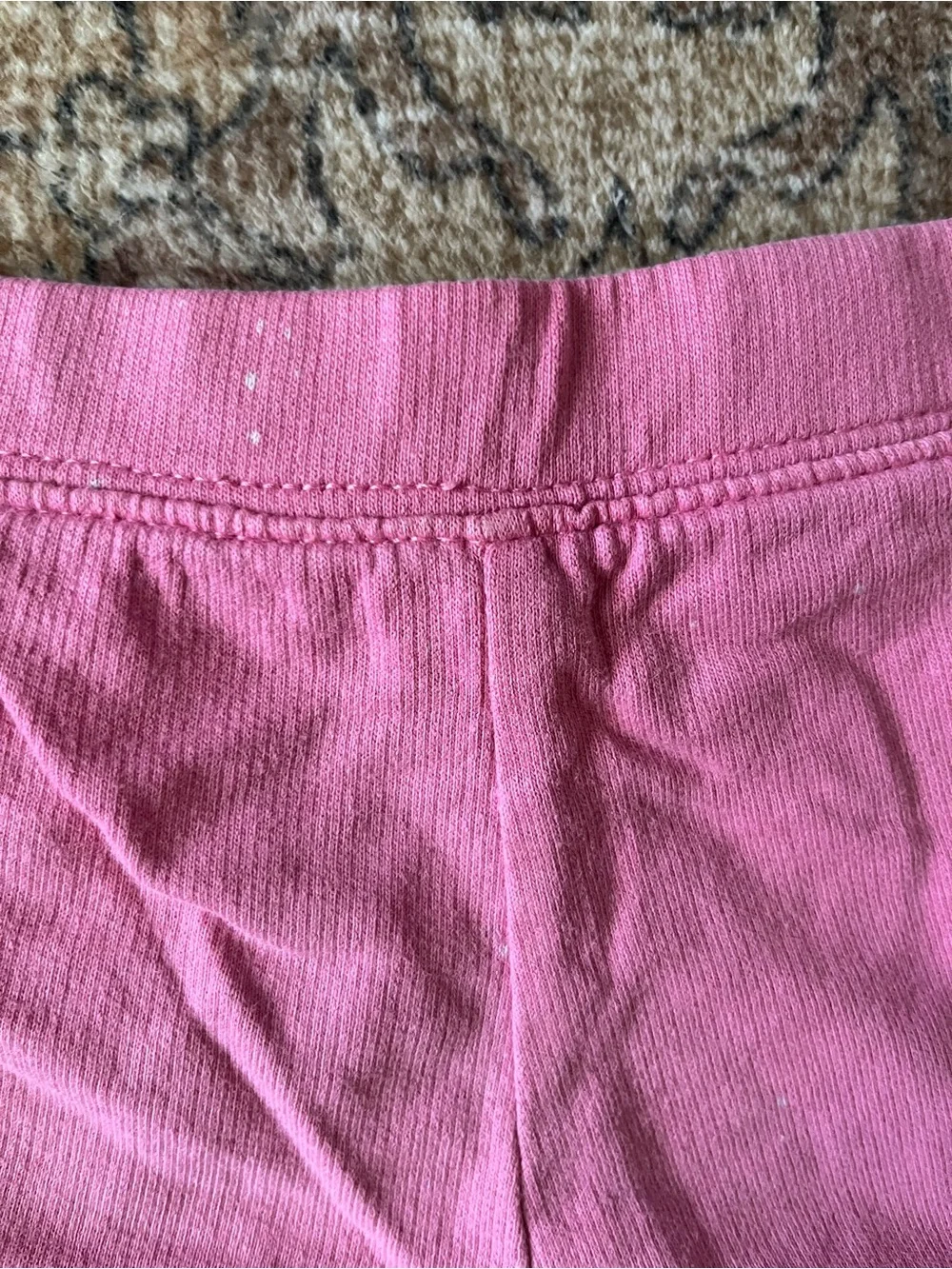 Carter's Girls Pink Cotton Pull-On Ruffle Pocket Shorts